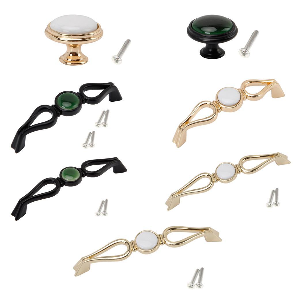 European Cabinet Drawer Door Handle Furniture Hardware Pull Knobs