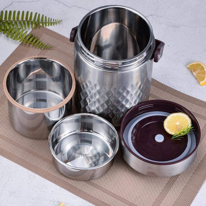 Cà mên giữ nhiệt kiểu dáng kim cương