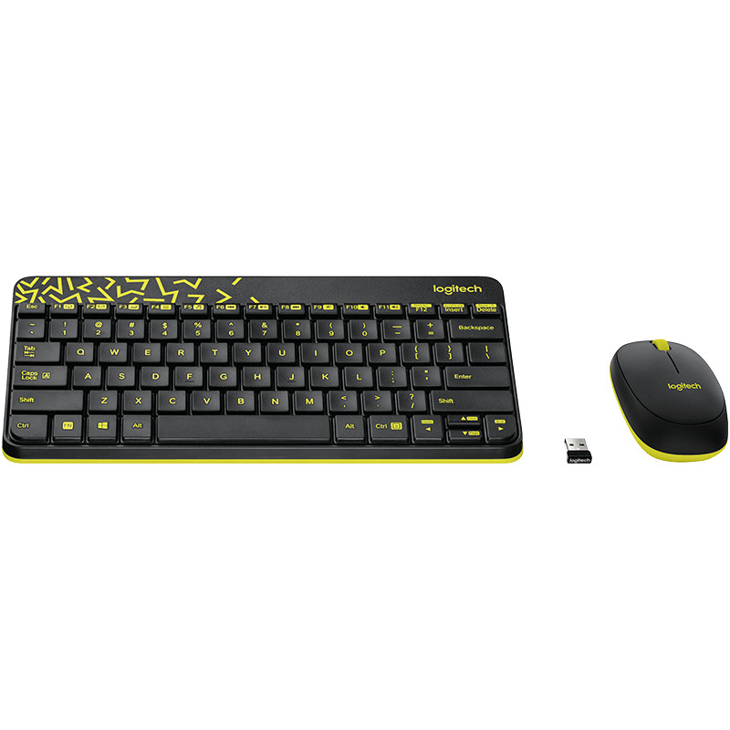 Bộ Bàn Phím Và Chuột Không Dây Logitech MK240 2016 - Hàng chính hãng