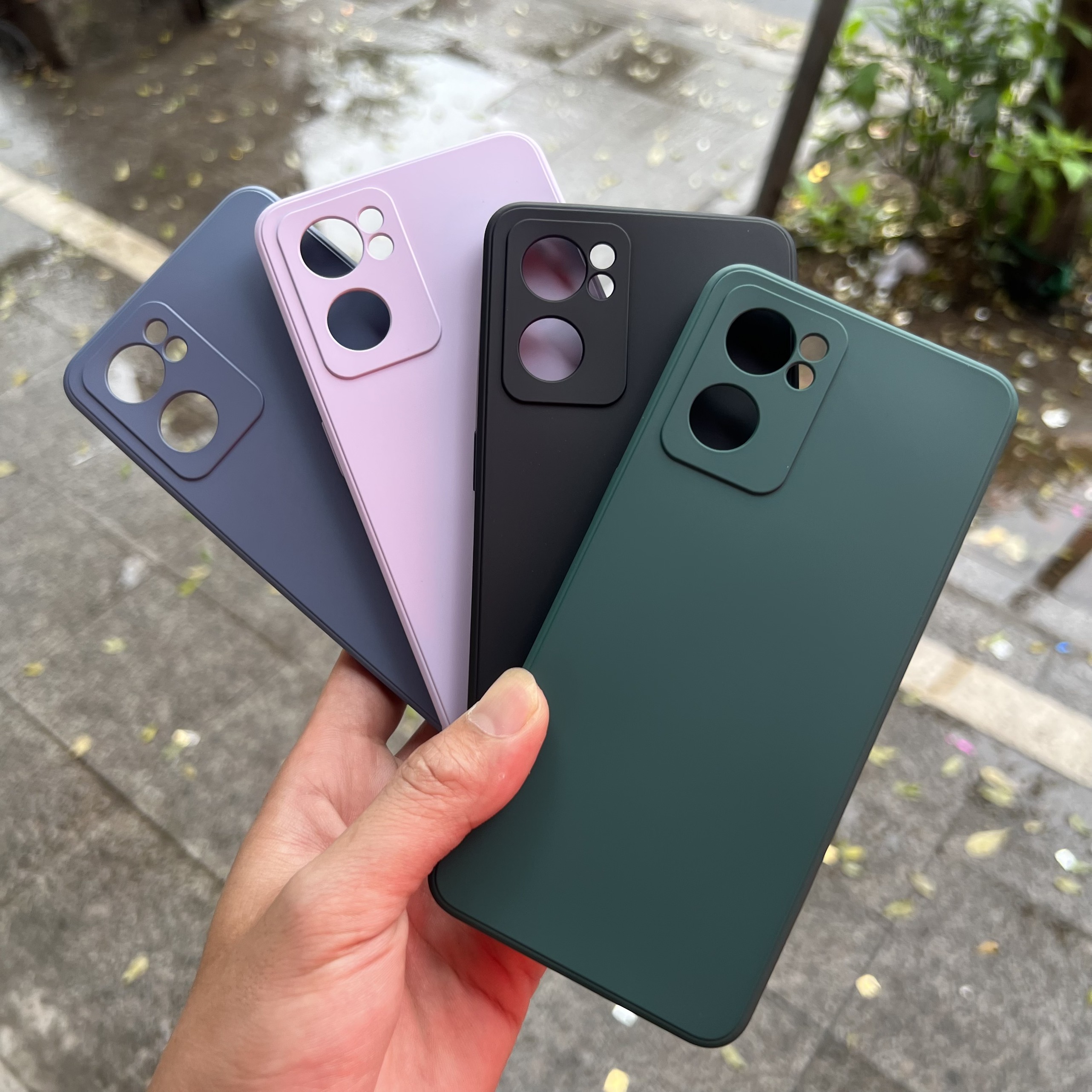Ốp Lưng Màu Cho OPPO Reno7 5G, Reno7 Z 5G, A96 5G Cao Cấp 3D Bảo Vệ Camera, Chống Sốc, Không Bám Vân Tay