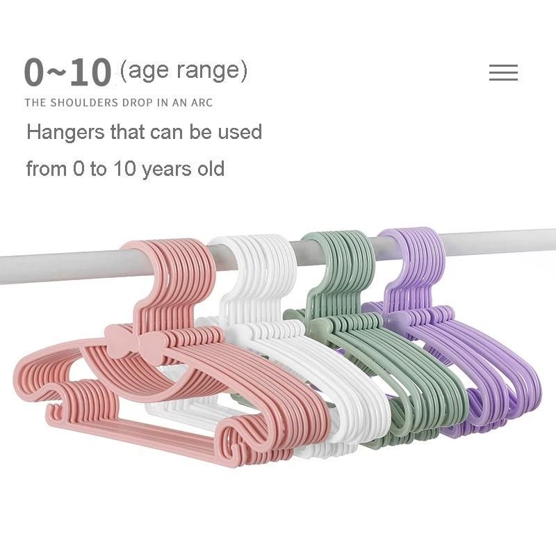 Set 5 / 20 Móc Nhựa Treo Quần Áo Chống Gió Tiện Lợi