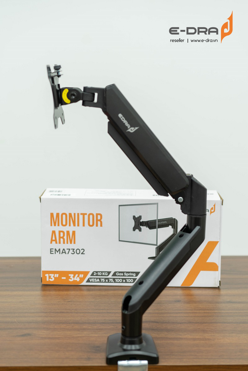 Giá treo màn hình E-Dra EMA7301 (arm màn hình) hỗ trợ màn hình 24 – 29 inch - Hàng chính hãng