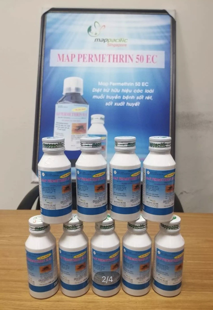 Chế Phẩm Diệt Muỗi MAP PERMETHRIN 50EC xuất xứ Anh Quốc , Thuốc diệt muỗi sinh học ,tiêu diệt muỗi phòng chống bệnh do muỗi gây ra và kiến gián hiệu quả cao