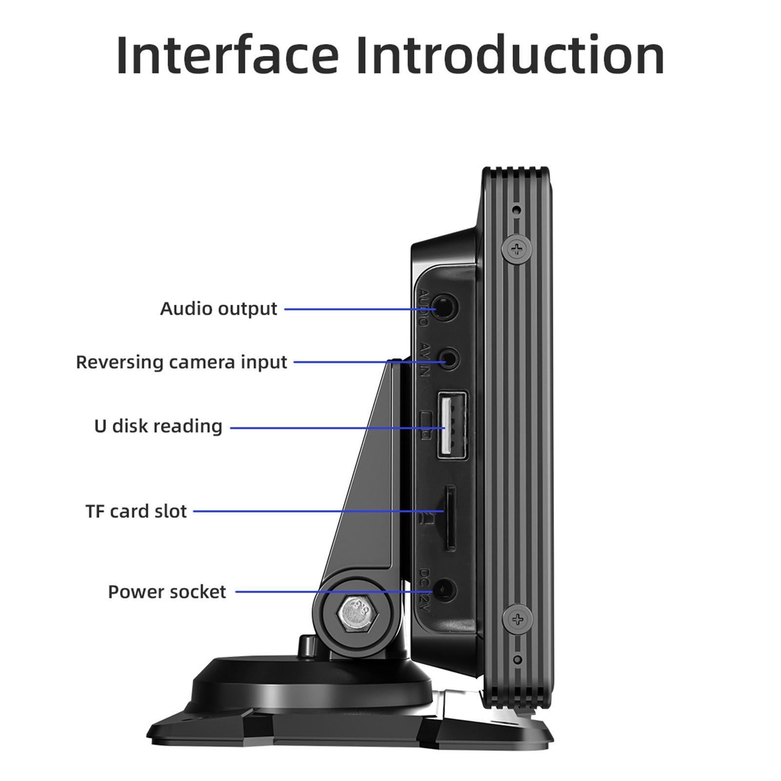 Car Radio Player, Car Stereo, Handsfree 4.1 inch with Touch Screen USB FM TF Card AUX Player Car Radio Multimedia Player