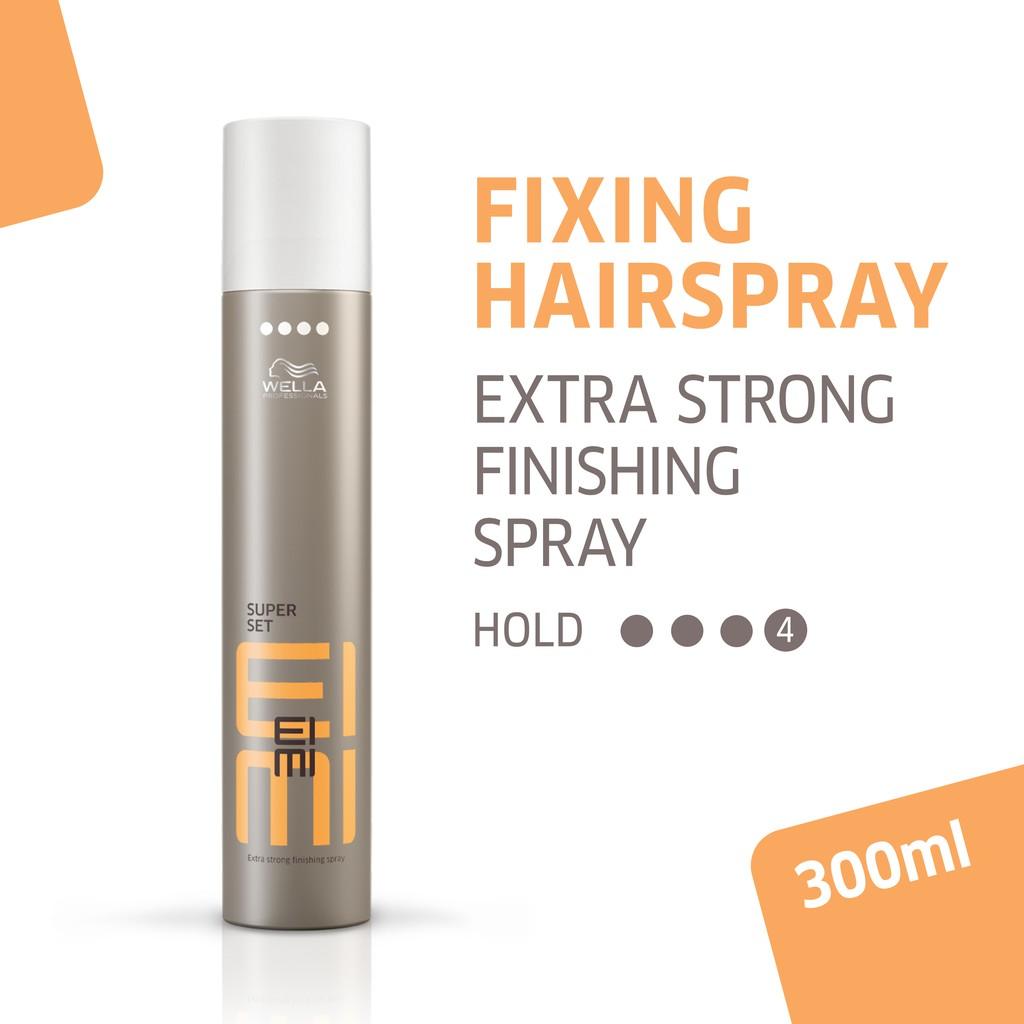 Keo Xịt Wella EIMI Giúp Định Hình, Giữ Nếp Tóc Hoàn Hảo Super Set Extra Strong Finishing Spray