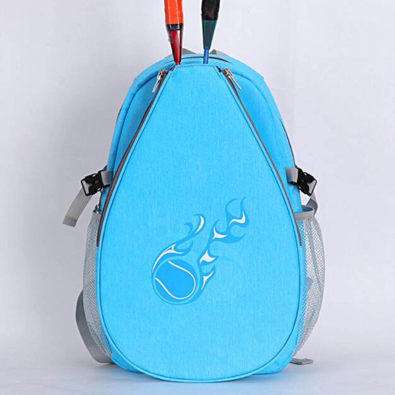 Tennis Backpack Portable Tennis Bag for Tennis Racket, Badminton Racquet Blue