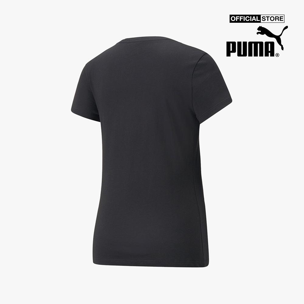 PUMA - Áo thun nữ tay ngắn Essentials+ Metallic Logo 848303