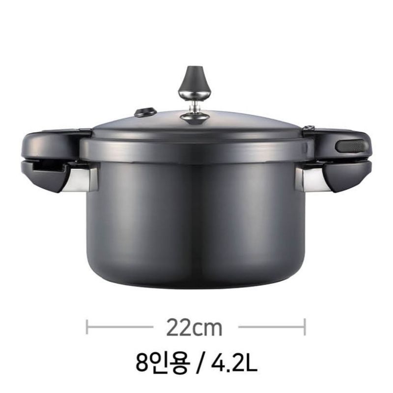 Nồi áp suất nhôm chống dính hiệu PoongNyun BMPC-08(IH) / BMPC-10(IH) - Hàng Chính Hãng