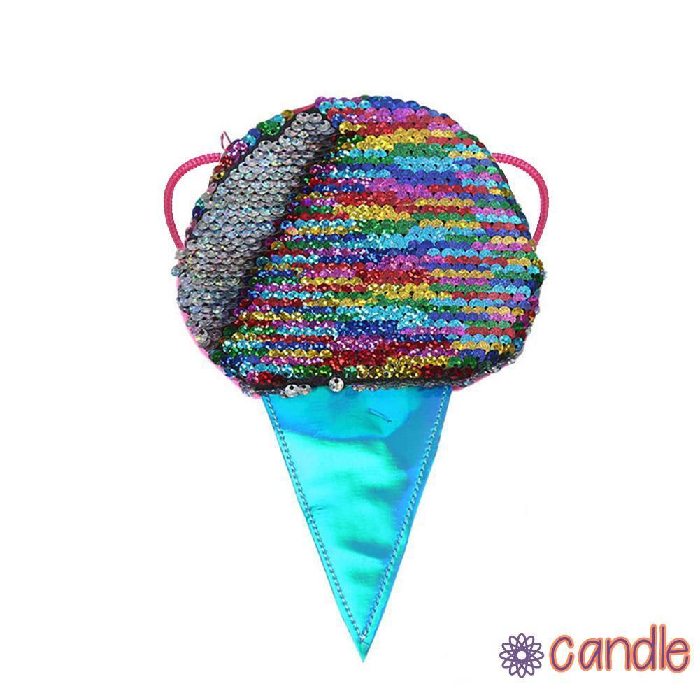 Túi Đeo Chéo Đính Kim Sa Lấp Lánh Dễ Thương Cho Nữ