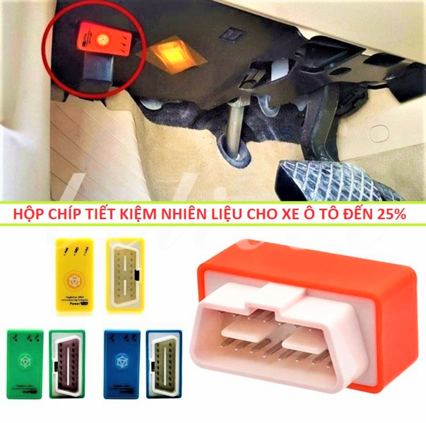 1 HỘP CHÍP TIẾT KIỆM NHIÊN LIỆU CHO XE HƠI ÔTÔ CAO CẤP