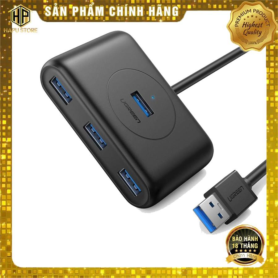 Bộ chia 4 cổng USB 3.0 Ugreen 20291 dài 1m chính hãng - Hàng Chính Hãng