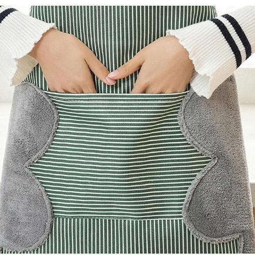 Combo 2 Tạp Dề Hình Hoa Không Thấm Nước Kiểu Dáng Hàn Quốc Cực Kì Đẹp