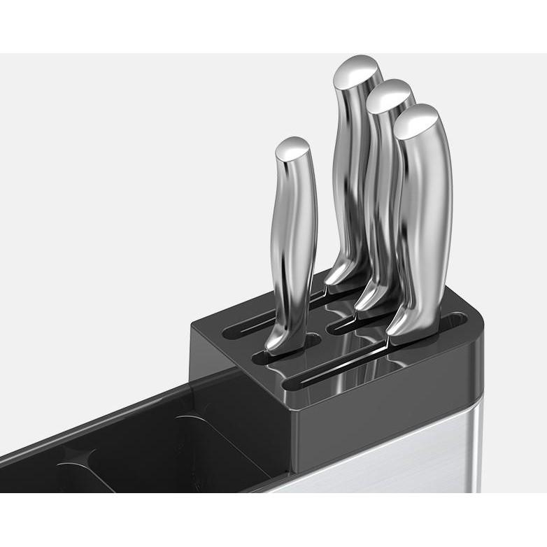 Kệ để dao đũa inox cao cấp - Kèm tạp dề chống thấm nước
