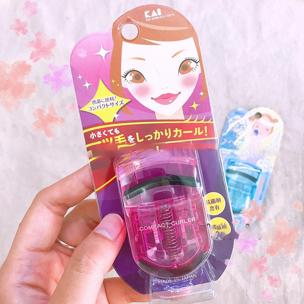 Bấm Cong Mi Kai Beauty Care Pretesa KQ -3011 (Màu Hồng Đậm)