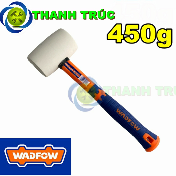 Búa cao su trắng 450g WADFOW WHM7304 cán nhựa