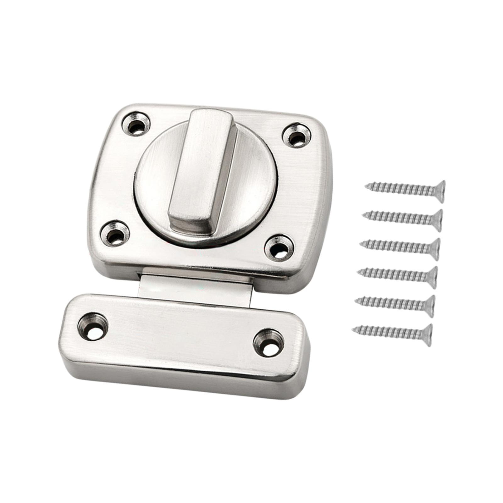 Rotate Bolt Latch Gate latches Safety Door Lock Pet Door Bathroom Door Lock latches for Window Metal Gates Garden Garage Door