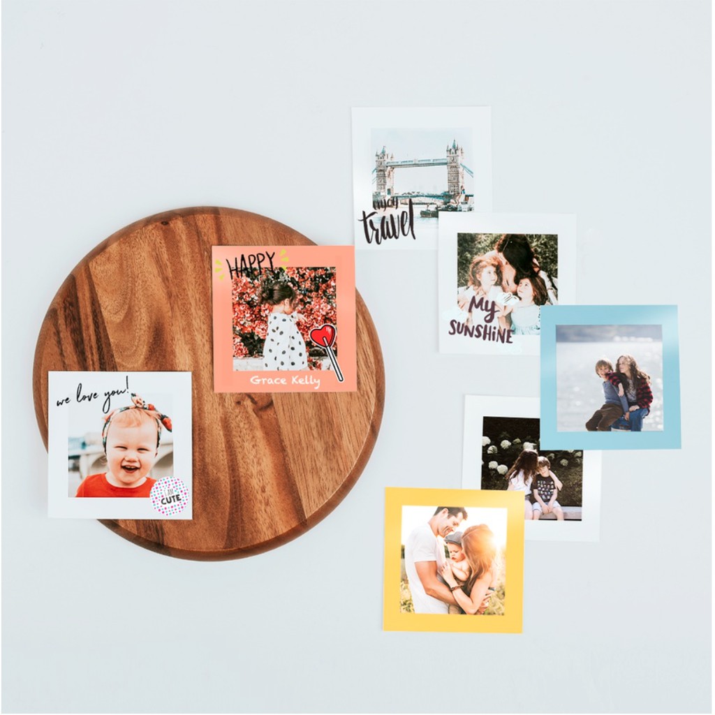 Combo 30 tấm ảnh insta 4" x 4"   in theo yêu cầu cá nhân - Thiết kế trên Web