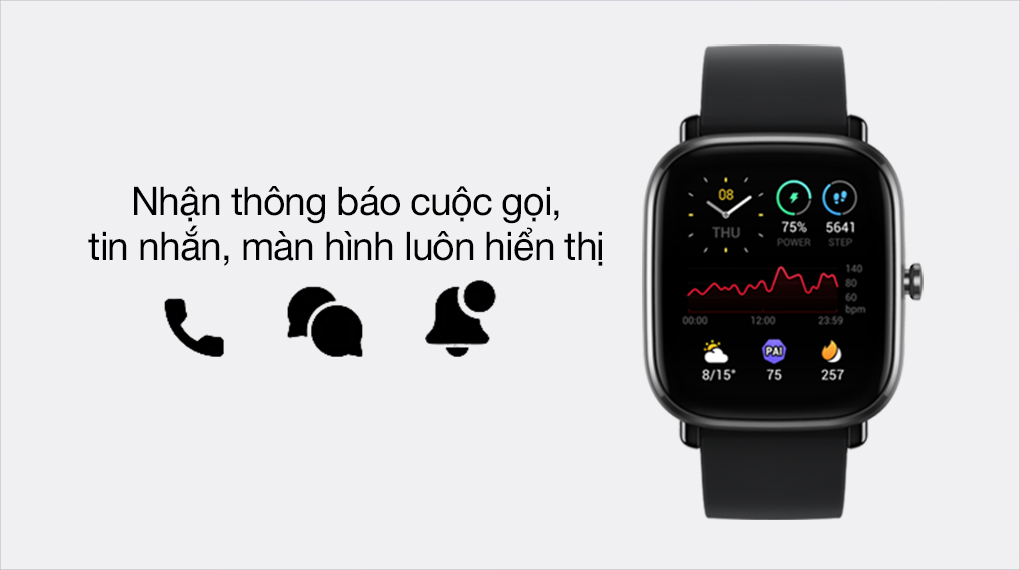 Đồng Hồ Thông Minh Amazfit GTS 2 Mini | Giao Diện Tiếng Việt | Phiên Bản Quốc Tế  | Hàng Chính Hãng