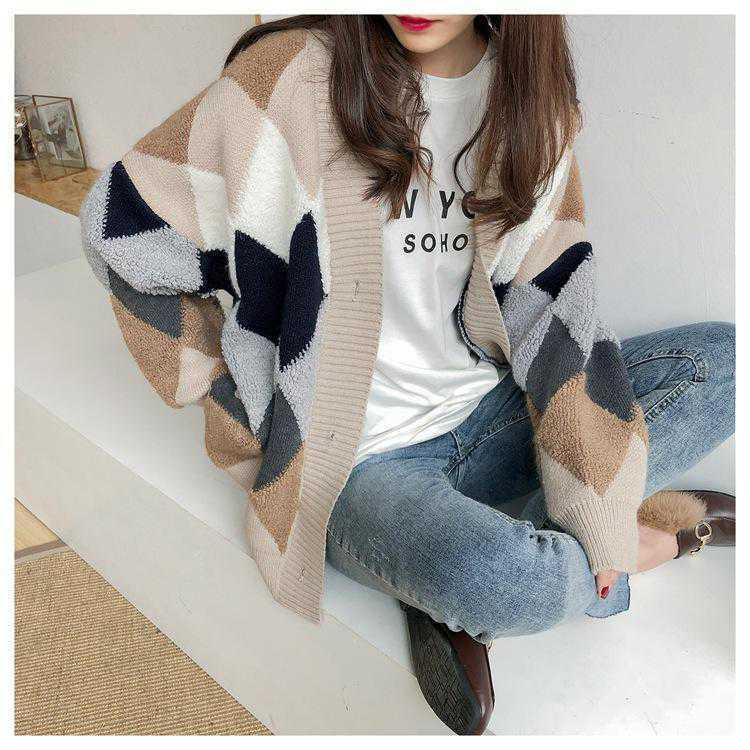 Áo Khoác Nữ Cardigan Len Dáng Dài Mùa Đông Đẹp Phong Cách Hàn Quốc