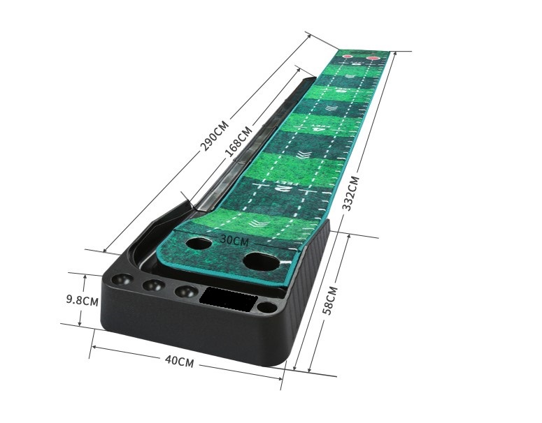 Thảm nhung tập putting golf 300x40cm