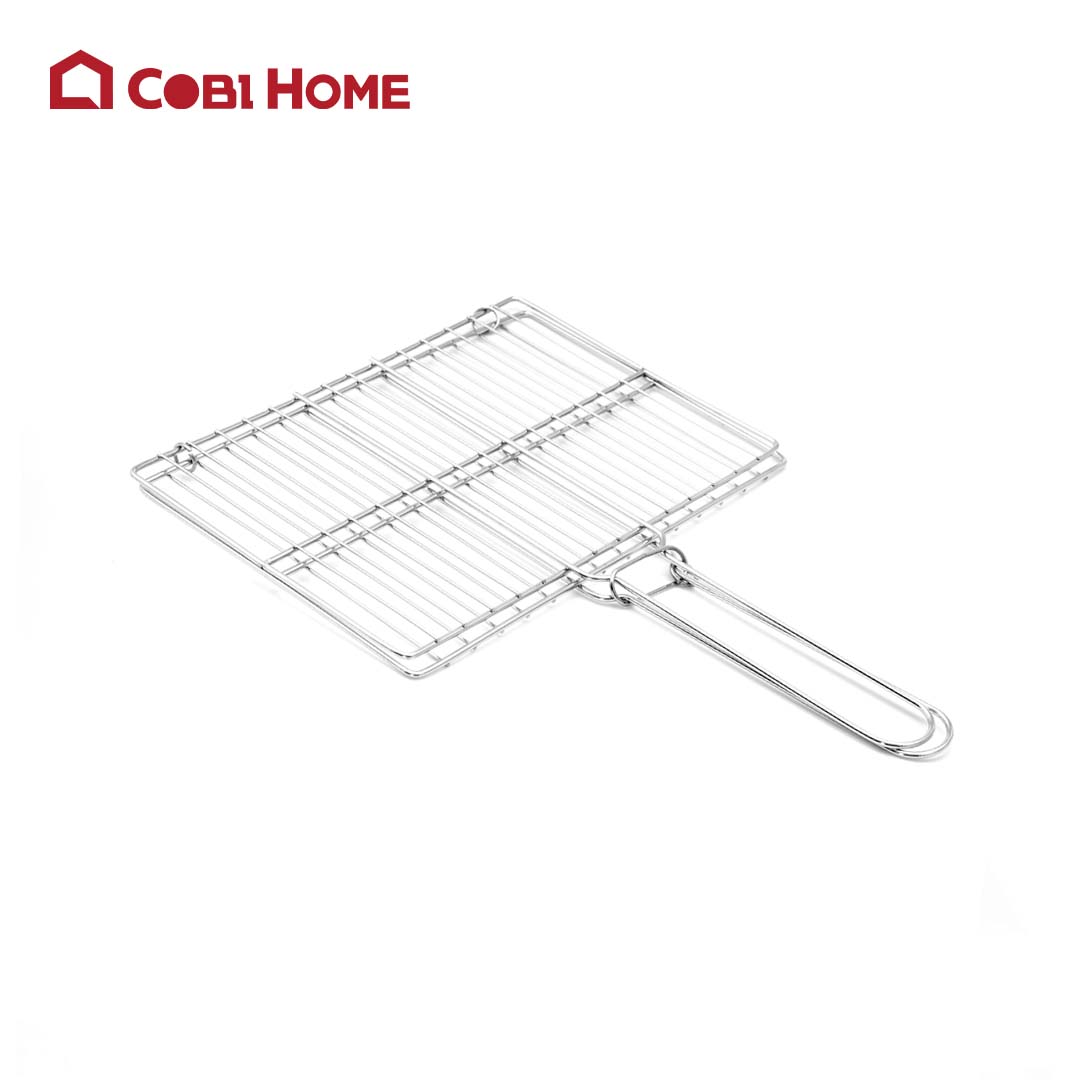 Vỉ nướng có tay cầm 29cm bằng inox 201