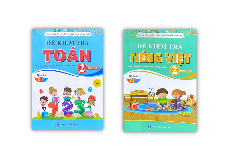 Sách - Đề Kiểm Tra Toán + Tiếng Việt 2 - Học Kì 2 ( cánh diều )