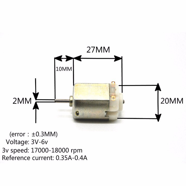 Motor 5V Mã 130 18000rpm