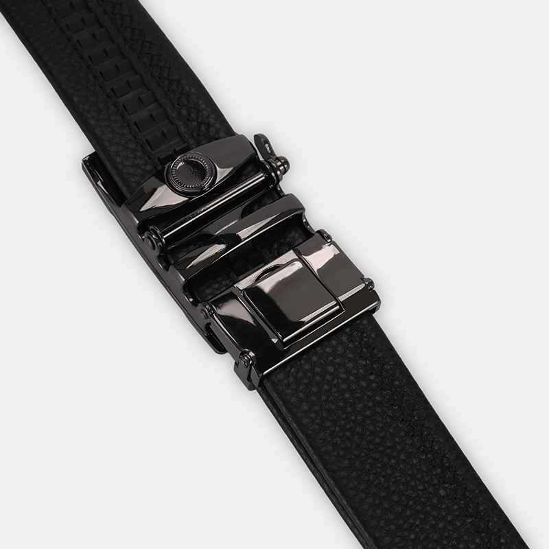 Thắt Lưng Nam Da Bò IDIGO MD1 - 6008 Màu Đen
