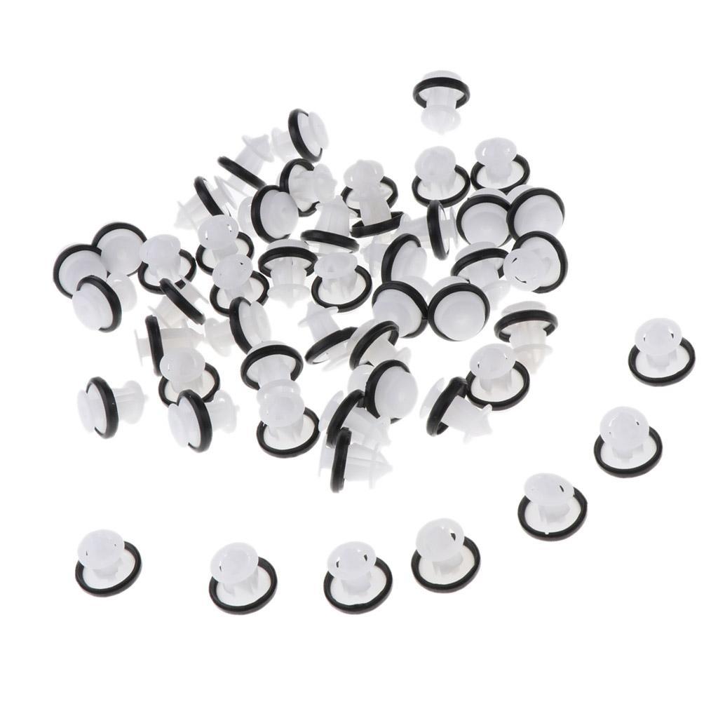 50 Pieces Car Door Rivets Bumper Trim Panel Retainer Clip