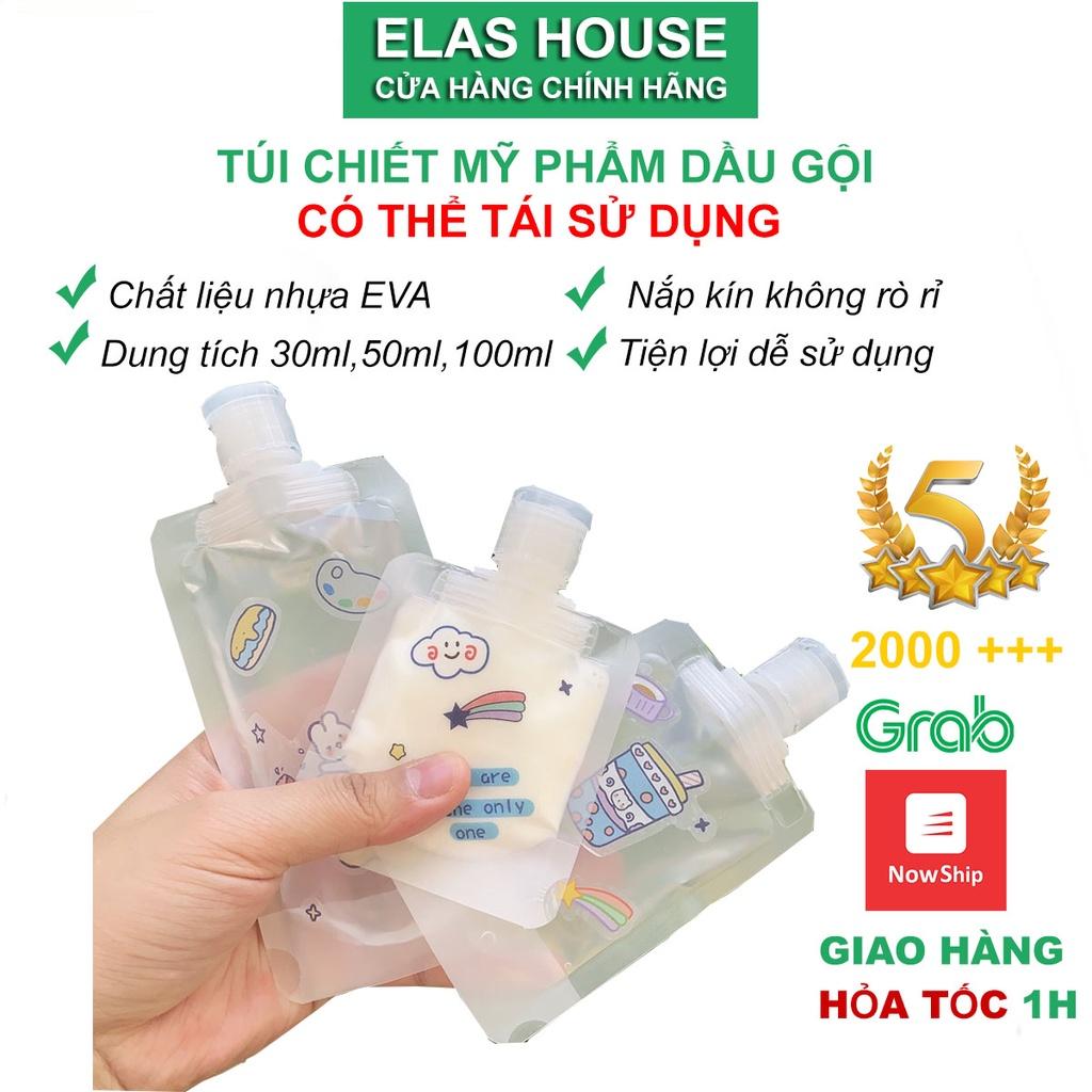 Túi trong mờ đựng lotion dầu gội 30ml / 50ml / 100ml