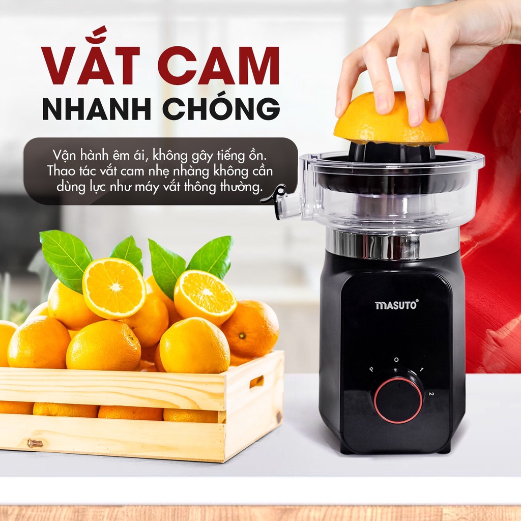 Máy xay sinh tố Sothing Masuto Blender MS-BL2C kèm cối vắt cam tiện dụng công suất 240w- Hàng chính hãng