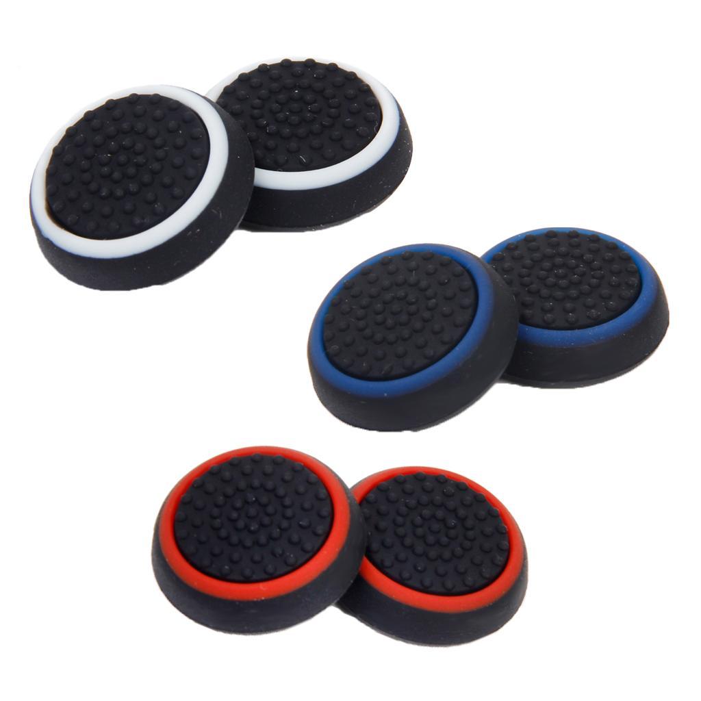 3Pairs Joystick Thumbstick Button Cover for Sony PS4 PS3 PS2 Controller