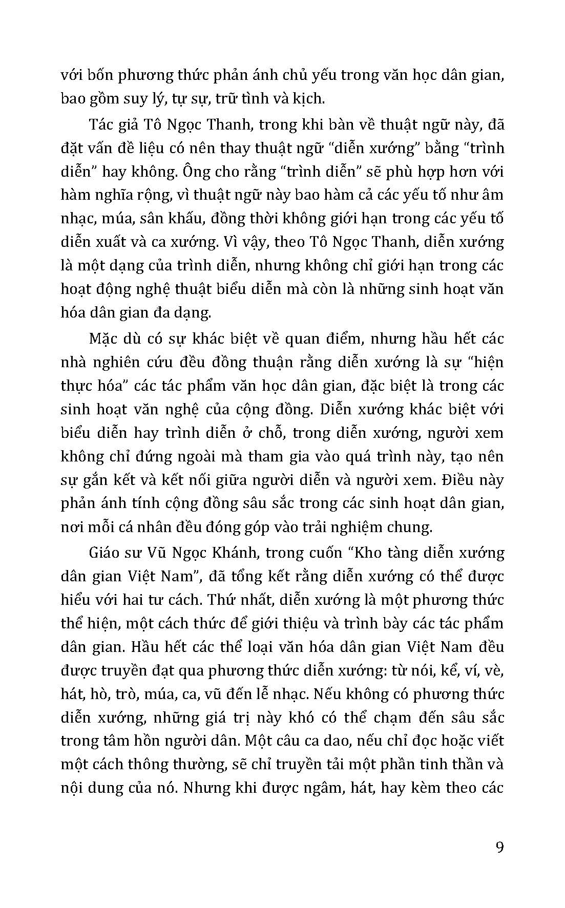 Diễn Xướng Dân Gian (Tủ Sách Văn Hoá Việt Nam)