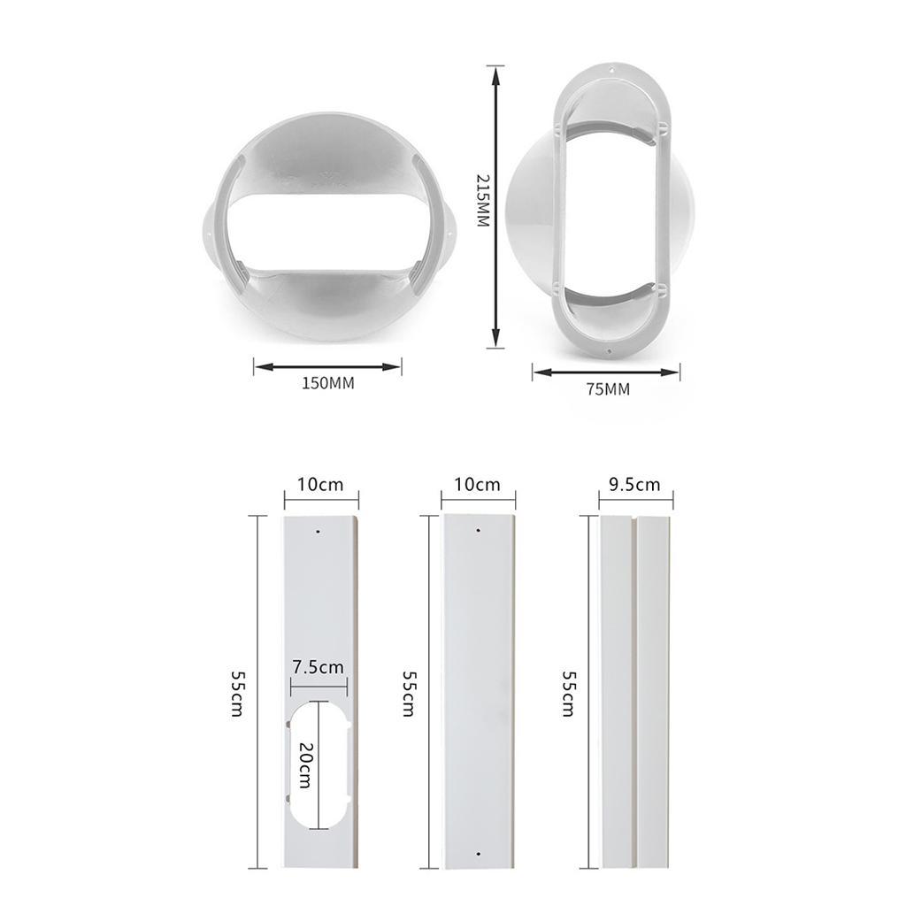 For Air Conditioners w/ Exhaust Hose & Mouth