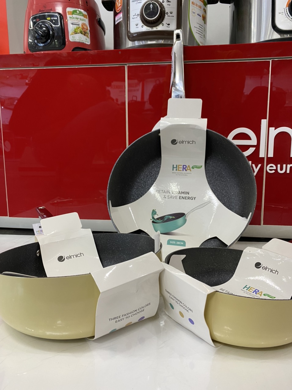 Chảo chống dính Full induction Elmich Hera EL8255 size 28cm