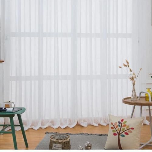 Rèm Vải Voan Trắng Loại 1 Trang Trí Cửa Sổ , Phòng Khách , Phòng Ngủ - Trang Trí Decor Phòng Cực Xinh