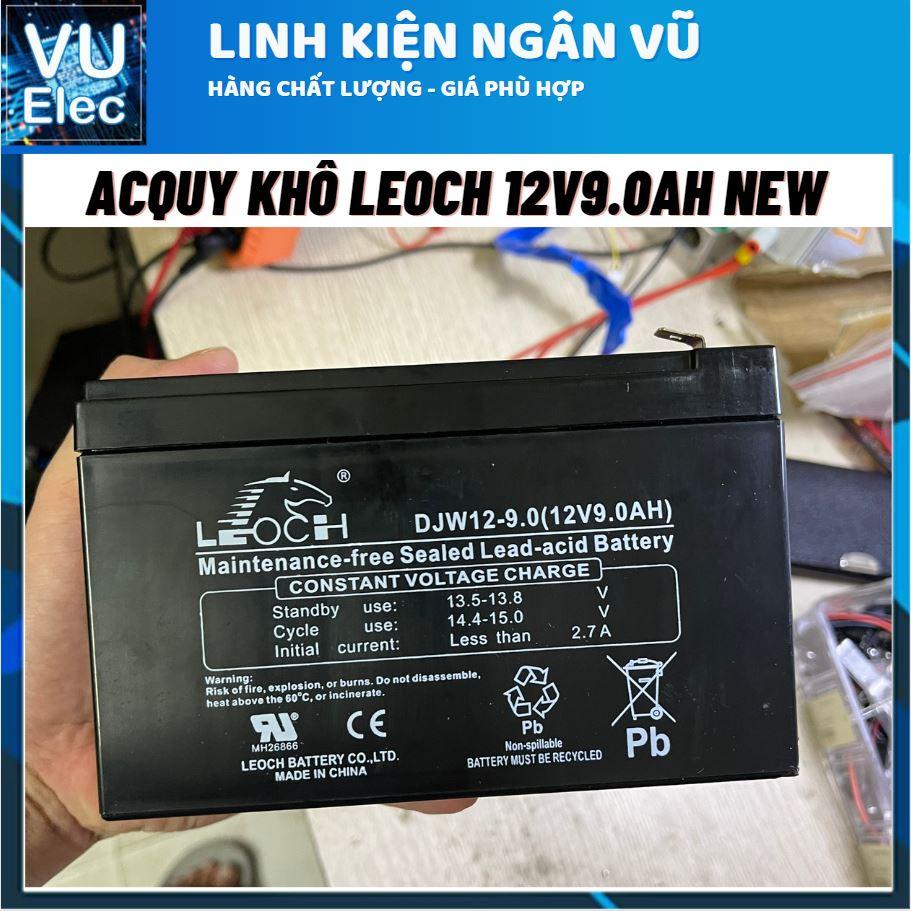 Bình acquy ngựa Leoch 12v6A 12V9.0Ah xịn