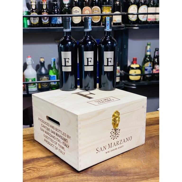 Rượu vang Ý F Negroamaro - Bao gồm hộp giấy sang trọng