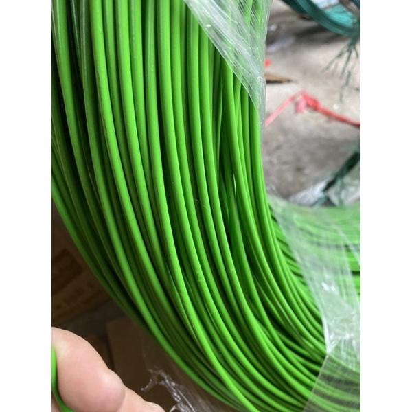 1 Kg dây thép bọc nhựa màu xanh lá không rỉ 3,5 li bền đẹp