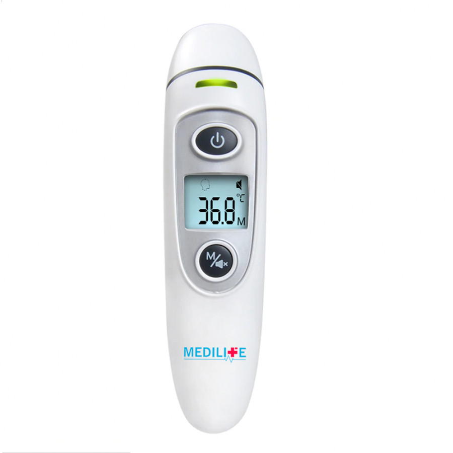 Nhiệt kế điện tử hồng ngoại đo tai và trán Medilife - IFR600