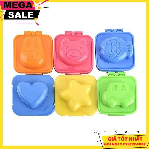 Set 6 Khuôn Hình Thú Tạo Hình Làm Bánh, Tạo Hình Cơm Ngộ Nghĩnh - Giao Hàng Toàn Quốc