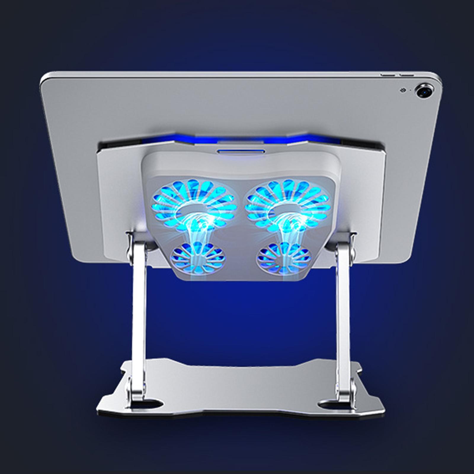 Laptop Stand with Cooling Fan, for Laptops up to 17.3" Holder for Dell Table Desk