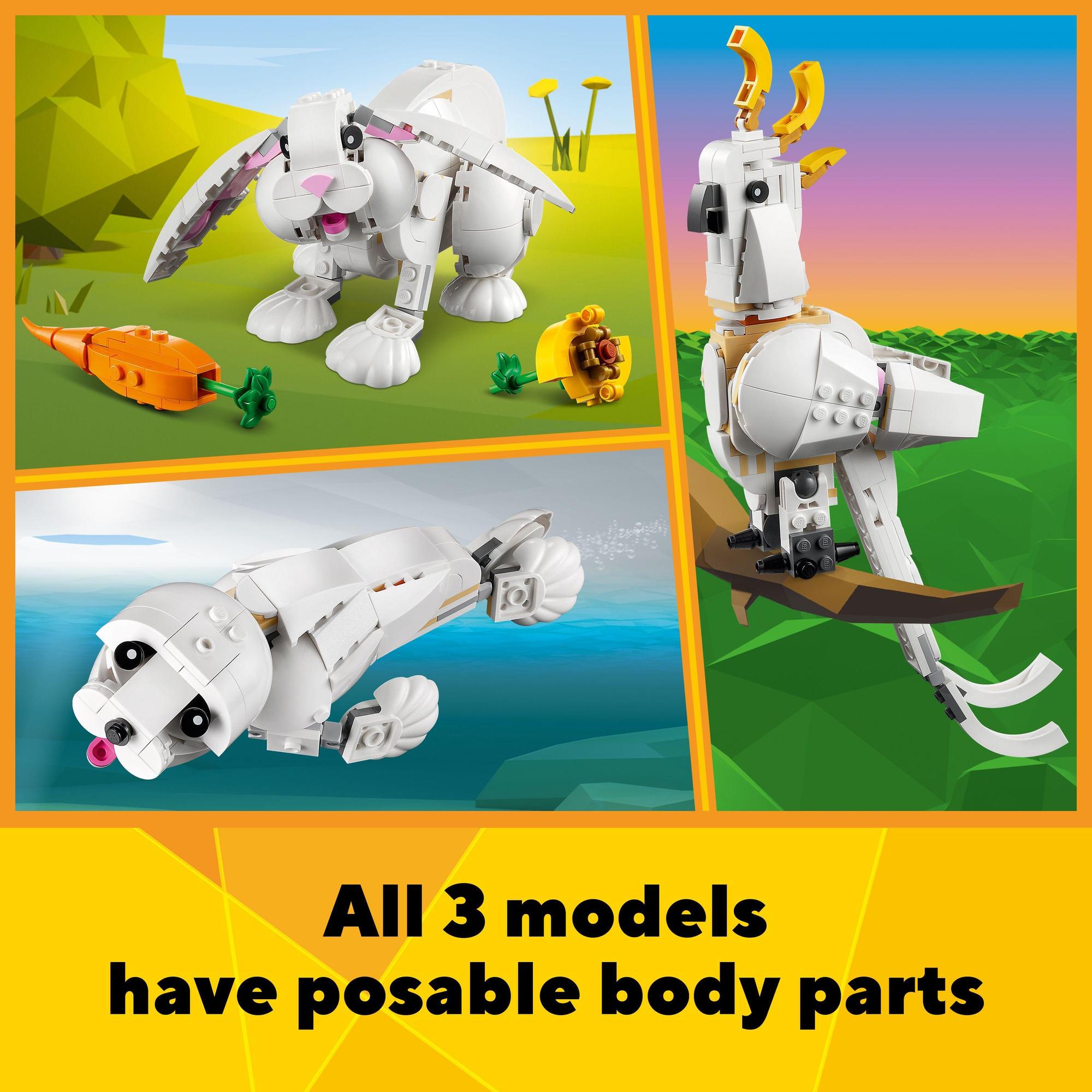 LEGO Creator 31133 Thỏ Trắng Dễ Thương