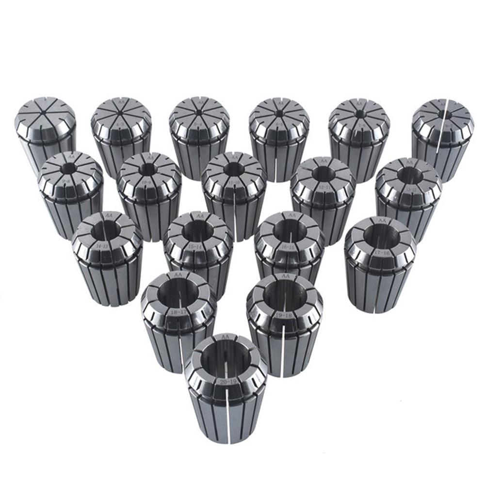 18Pcs Spring Collets Set Precise ER32 Collet Chucks Set for CNC Engraving Machine Milling Lathe Tool Holder