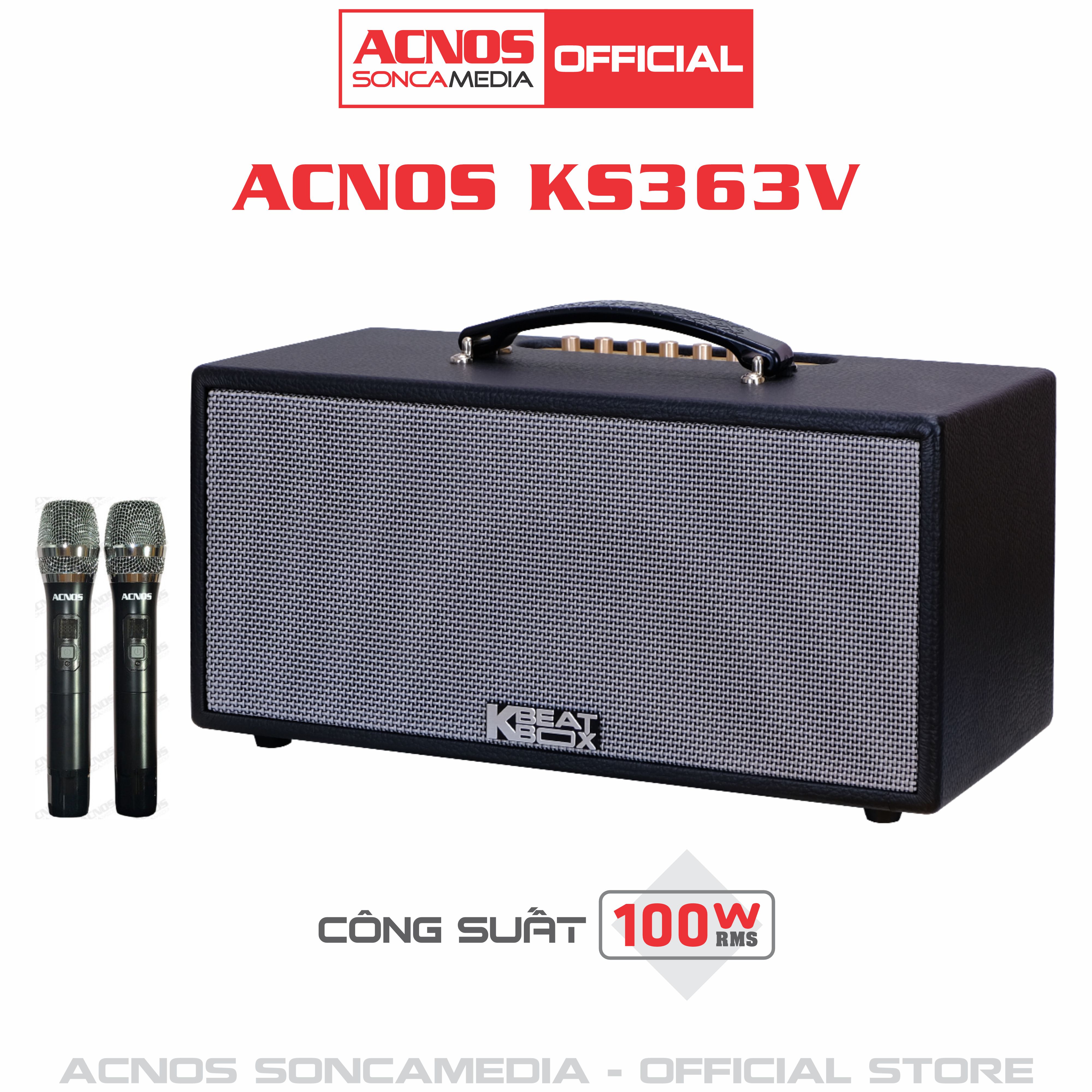 Dàn âm thanh di động xách tay mini ACNOS KS363V