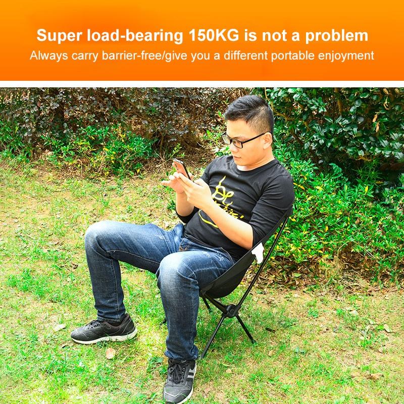 Travel Ultralight Folding Chair Portable Beach Hiking Picnic Seat Fishing Tools Chair Superhard High Load Outdoor Camping Chair