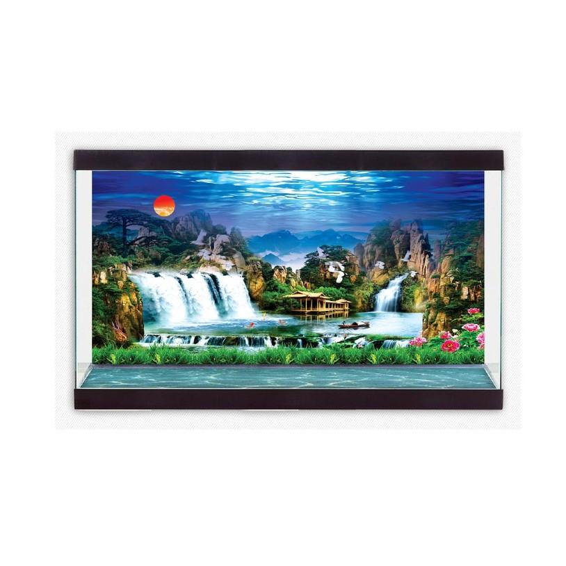 TRANH DECAL DÁN HỒ CÁ 3D_DECAL VIP