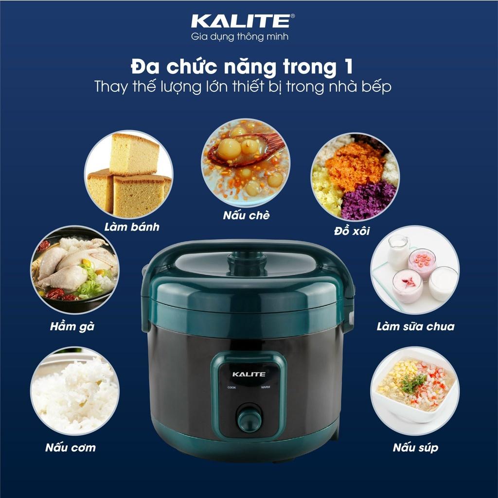 Nồi cơm điện Kalite KL 618 dung tích 1.8L nấu cơm dẻo thơm ngon, Hàng chính hãng