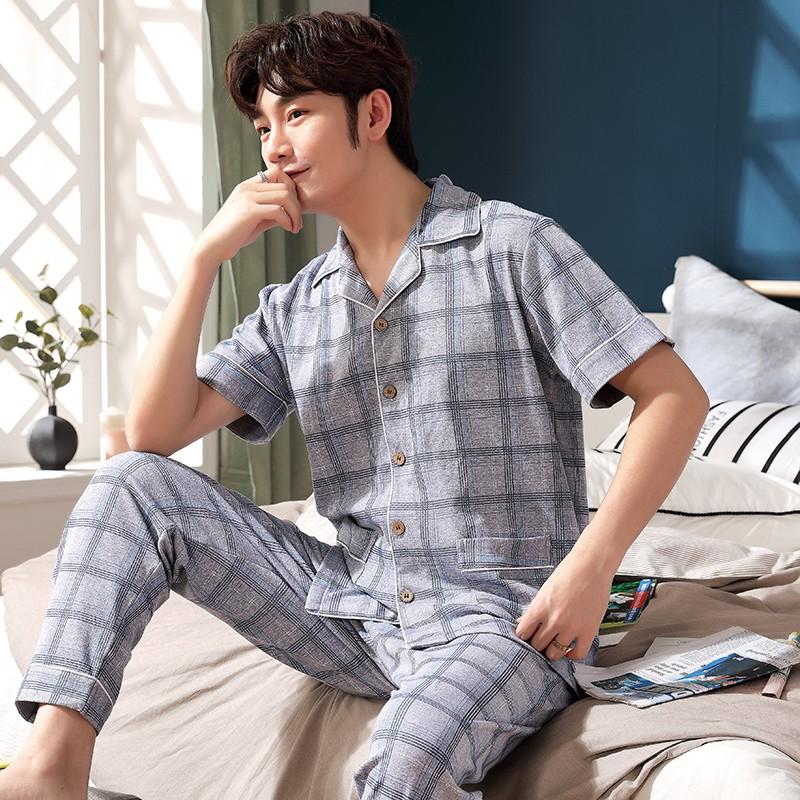 BỘ PIJAMA NAM | ĐỒ BỘ MẶC NHÀ NAM KHỎE KHOẮN SANG TRỌNG, BỘ COTTON MỊN MÁT