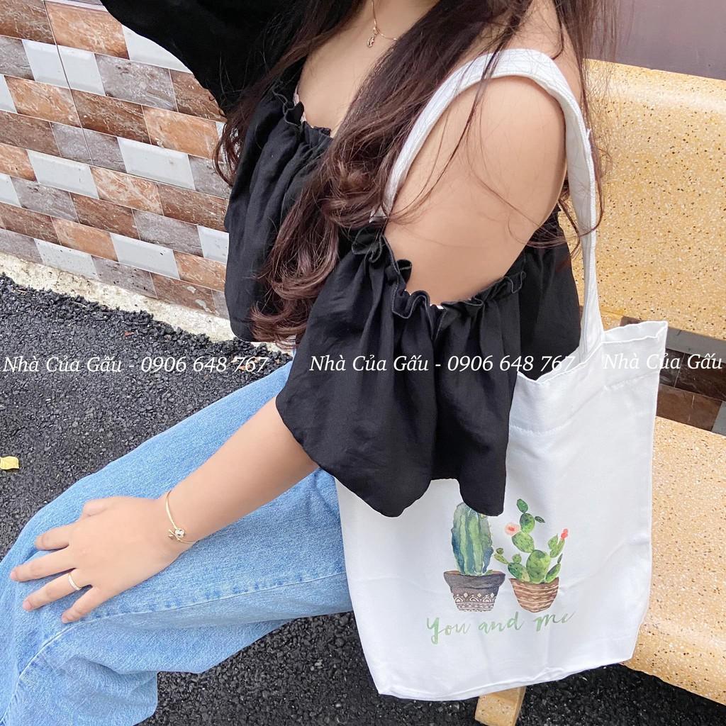 Túi tote vải canvas xịn tổng hợp nhiều mẫu